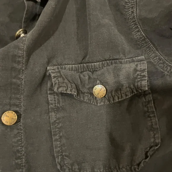 Current/elliot denim shirt Small black - Picture 2 of 4